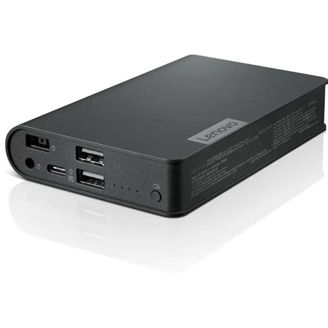 Lenovo USB-C Laptop Power Bank 14000mAh Battery Capacity Charge a Laptop & 2 Mobile Devices 2 ...