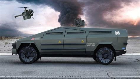 Check Out These Ultimate Tactical Tesla Cybertrucks: A Pickup Truck On ...