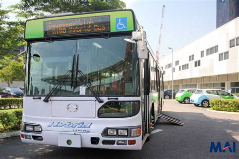 Hino Hybrid Bus – Front | Land Transport Guru