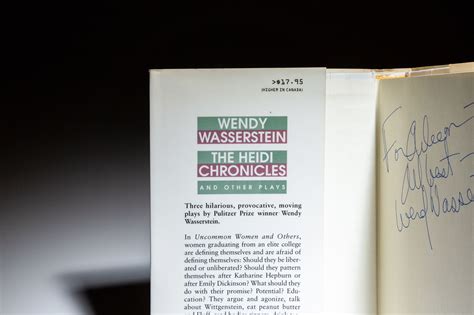 The Heidi Chronicles; And Other Plays by Wasserstein, Wendy [Aileen ...