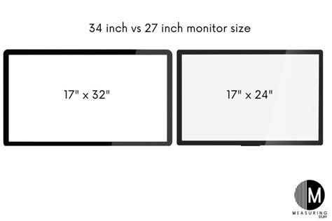 How Big Is A 34-Inch Monitor? (Exact Size) - Measuring Stuff