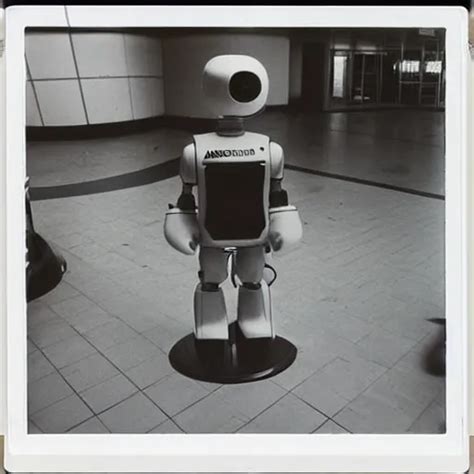 ASIMO robot in a shopping mall, 1977, Polaroid | Stable Diffusion | OpenArt