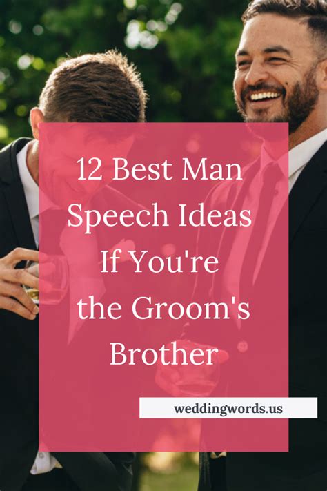 Older Brother/ Best Man Speech- Minute Spoken Speech- Digital Download (version 2) | lupon.gov.ph