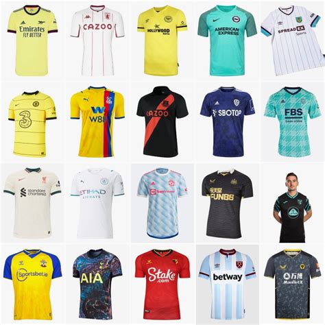 Ranking all Premier League 2021-22 Away Kits - Footy Headlines