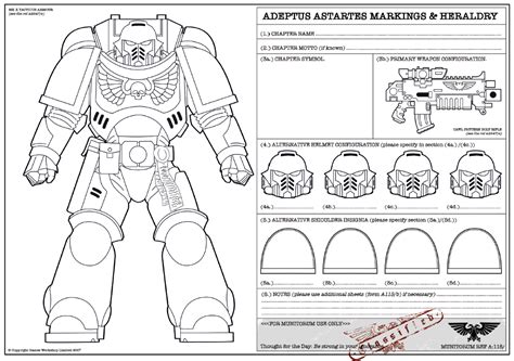 Primaris Space Marine Paint Planner