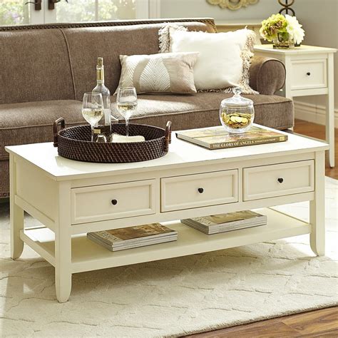 Ashington Coffee Table - Antique White | Coffee table, Living room ...