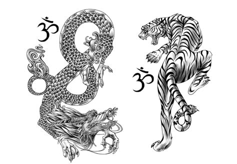 +Tiger And Dragon+ by Andoledius on DeviantArt