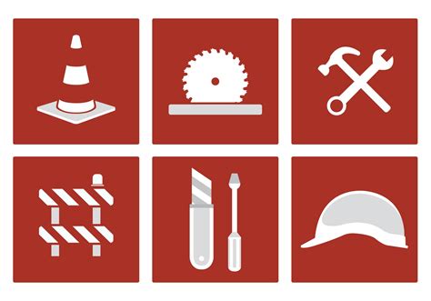 Construction Vector Symbols 90242 Vector Art at Vecteezy