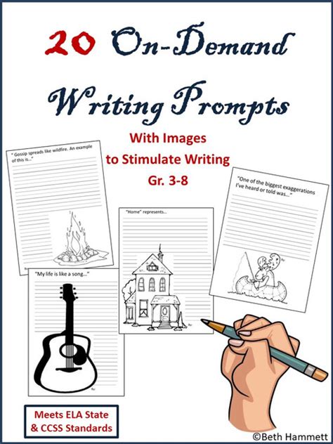 Writing Prompts: 20 Non-Fiction, On-Demand Writing Prompts - Amped Up Learning