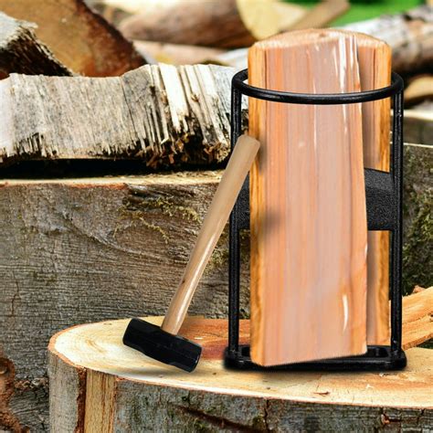 UbesGoo Kindling Splitter, Firewood Splitter, Cast Iron Wood Splitting Tool - Walmart.com ...