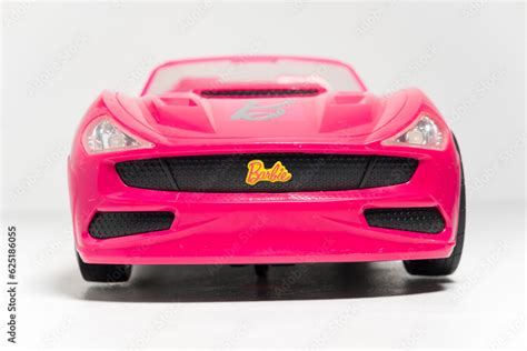 Kent, uk, 01.01.2023, A Barbie Glam Convertible Sports Toy radio ...