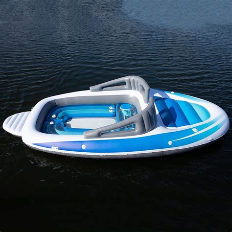 Amazon Is Selling A Small Boat-Sized Pool Float For Six People