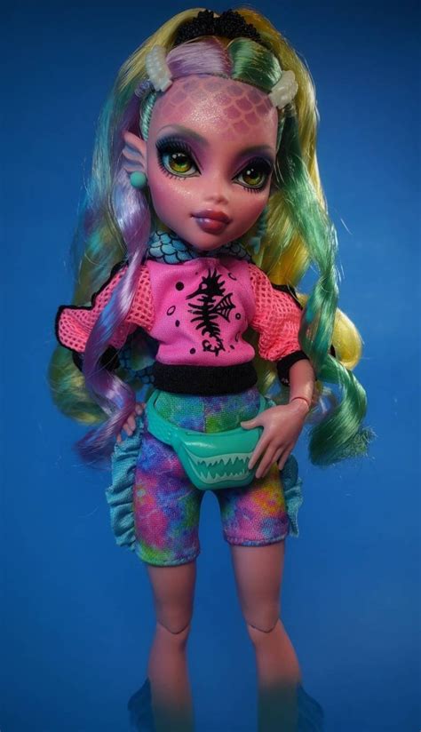 OOAK Custom Monster High Doll Repaint Lagoona Blue G3 Ever After Goth Bjd Barbie - Etsy