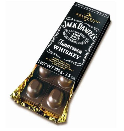 Jack Daniels Whiskey-Filled Chocolate