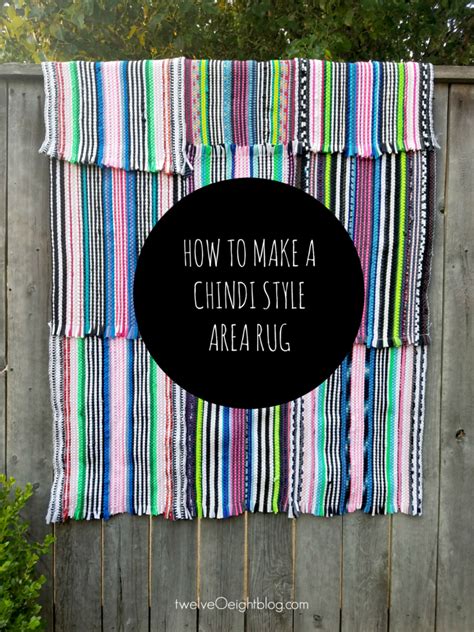 How to make a no-sew Chindi style area rug #chindi #nosew #ragrug #diy ...