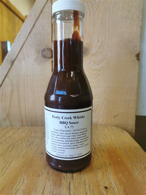 Forty Creek Whiskey BBQ Sauce | Smokehaus Meats & Deli