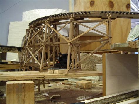 model bridges and trestles | Curved Trestle at Mine Area, O scale track ...