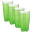 Kraftware Fishnet 14 oz. Lime Green Insulated Drinkware (Set of 4 ...