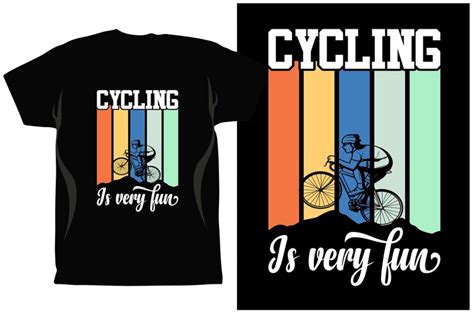 Premium Vector | Cycling t-shirt design vector graphics. unisex ...