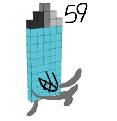 NumberBlocks: 59 in 3D : r/numberblocks