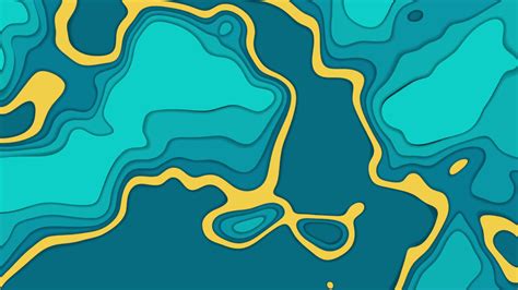 Turquoise and orange topographic contour map abstract tech motion ...