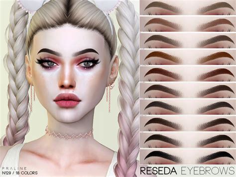 Female Eyebrows The Sims 4 _ P1 - SIMS4 Clove share Asia Tổng hợp ...