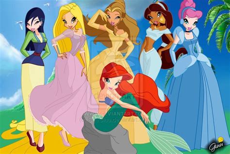 Winx Disney Princess by ~SrtaGiuu on deviantART | Bloom winx club, Disney, Winx club