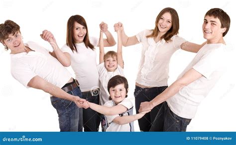 Happy Family , Boy And Girl. Royalty Free Stock Photos - Image: 11079408