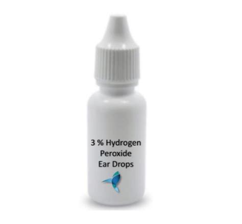 3% Hydrogen Peroxide Ear Drops Now Available