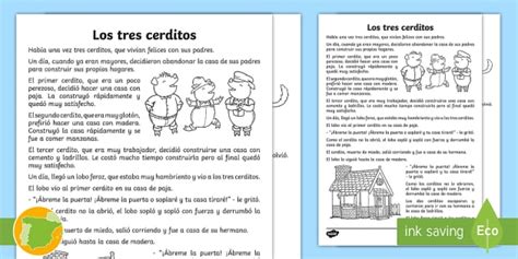 Cuento: Los tres cerditos (Teacher-Made) - Twinkl