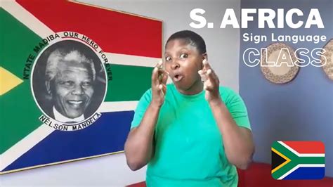 Learn SOUTH AFRICAN Sign Language (SASL) with Samora! | InterSign University - YouTube