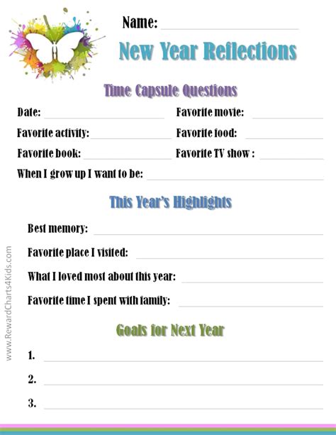 New Year's Resolutions for Kids