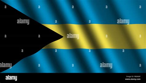 The Bahamas flag Stock Photo - Alamy