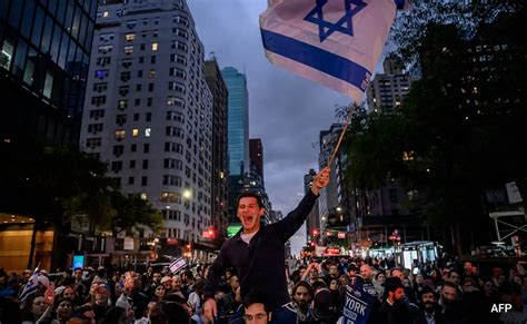 Thousands Gather In New York For Pro-Israel Rally As War With Hamas Rages