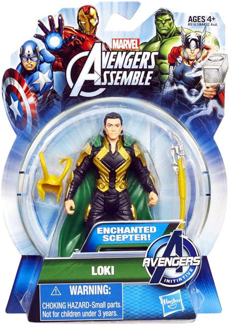 Marvel Avengers Assemble Avengers Assemble Loki 3.75 Action Figure ...