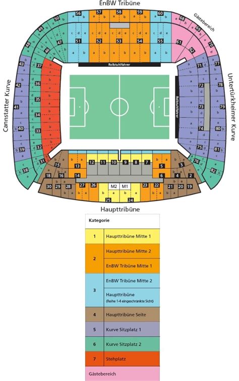 Vfb stuttgart mercedes benz arena plan