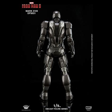 King Arts 1_9 Scale Die Cast Iron Man Action Figure - Mark 18_03 ...