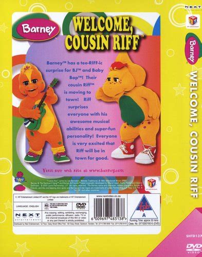 Barney - Welcome Cousin Riff (DVD): Larry D Allen | DVD | Buy online in South Africa from Loot.co.za