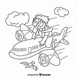 Pilot Coloring Kids Pages Airplane Sheet Coloringpagesfortoddlers  sketch template
