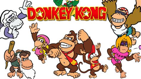 Donkey Kong Cast 2D Artwork : r/donkeykong