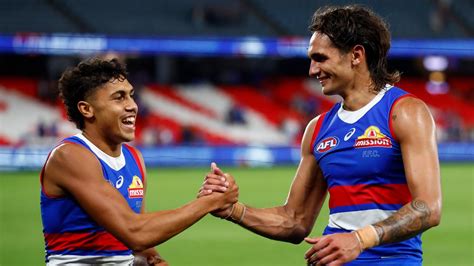 AFL Jamarra Ugle-Hagan and Arty Jones: Western Bulldogs brothers, Indigenous Round, family ...