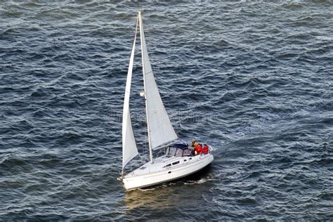 Sail Boat from the side stock image. Image of sailboat - 2778857