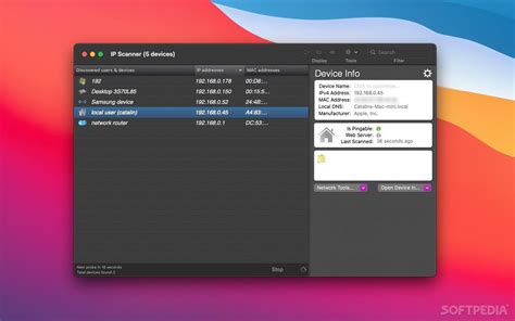 IP Scanner (Mac) - Download, Review, Screenshots