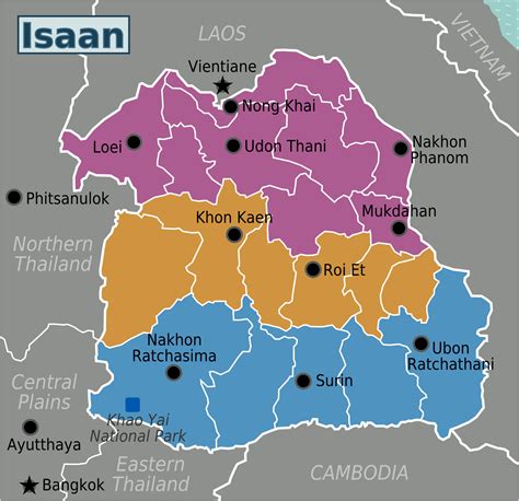 Isaan Map