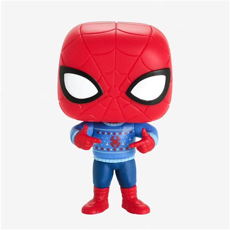 Funko Pop Marvel Holiday: Spider-Man Vinyl Bobble-Head Item #33983 | eBay