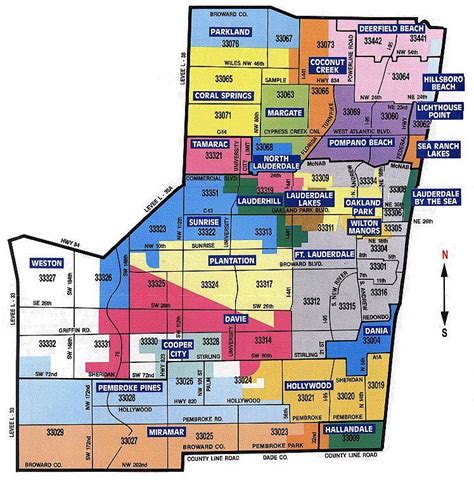 Zip Code Map Fort Lauderdale | Draw A Topographic Map