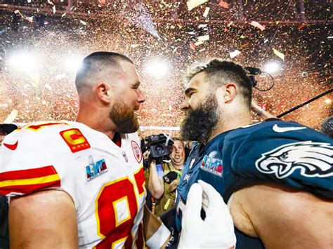 Travis Kelce Cries At Super Bowl Press Conference Over Brother Jason ...