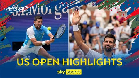 Novak Djokovic vs Bernabe Zapata Miralles | US Open highlights | Tennis ...