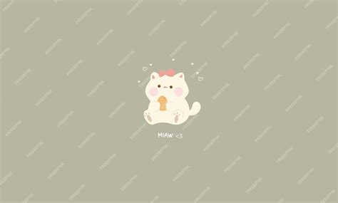 Premium Vector | Cute Cat Wallpaper Background pastel colour