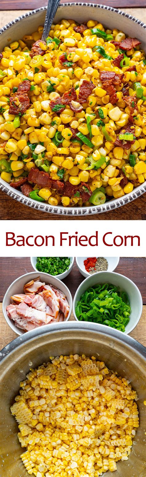 Bacon Fried Corn - Closet Cooking